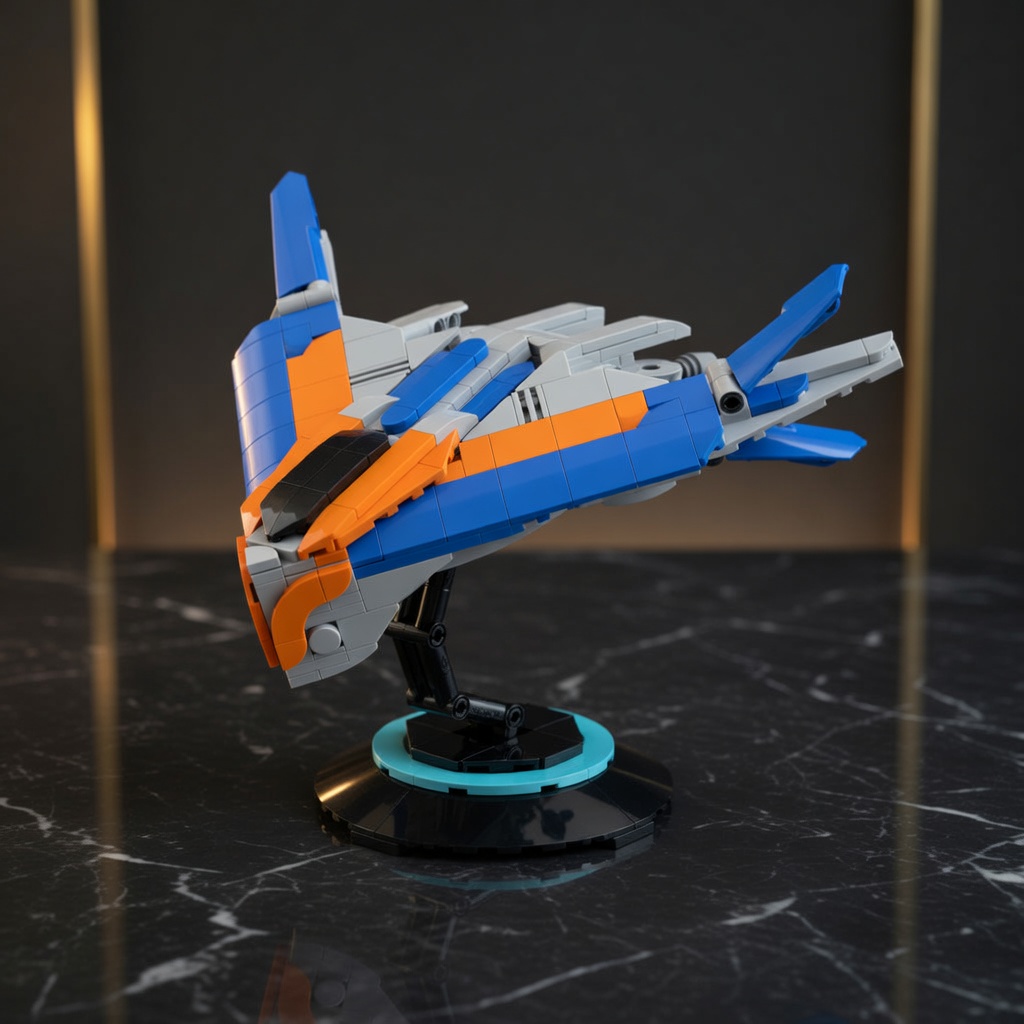 Model Kit Fantasy - MOC Bilim Kurgu Uzay Gemisi Yapı