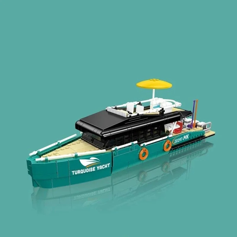 Turkuaz Renkli Lüks Yatlar Yap - Model Kit Yacht incelemesi ve fiyatı